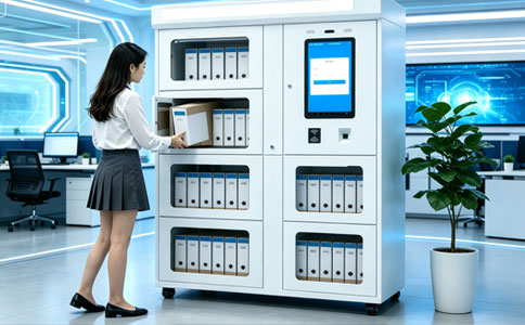 RFID智能档案柜首页界面